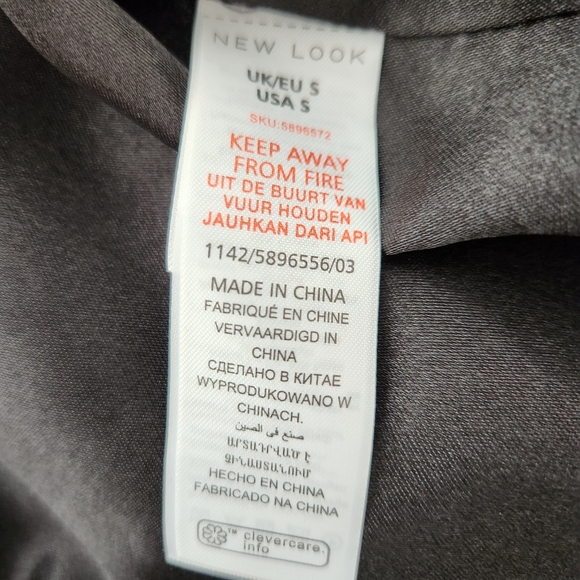 NEW LOOK FAUX FUR COAT SIZE S - Picture 6 of 14